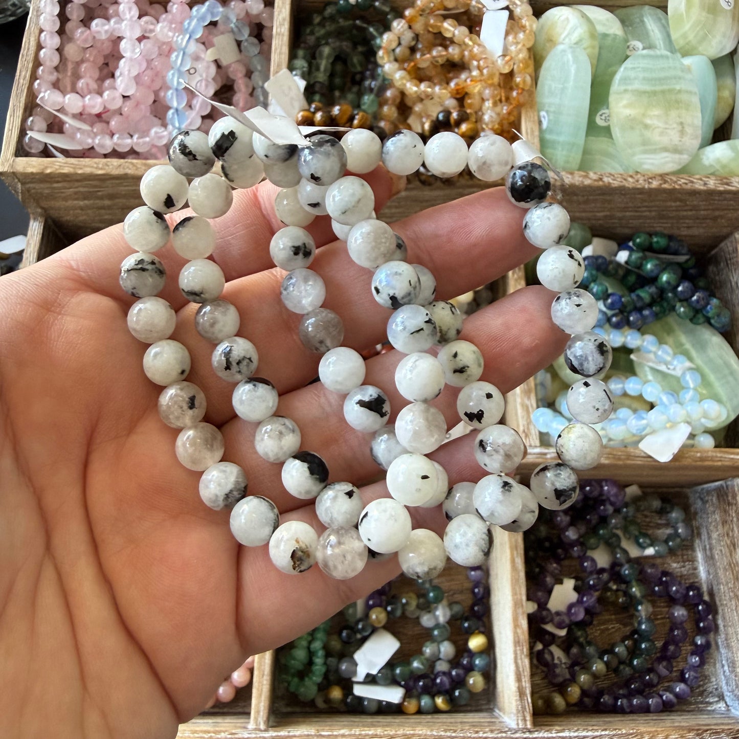 Rainbow Moonstone Bracelet