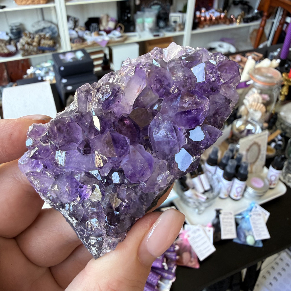 Amethyst Cluster - Deep Purple Chunk