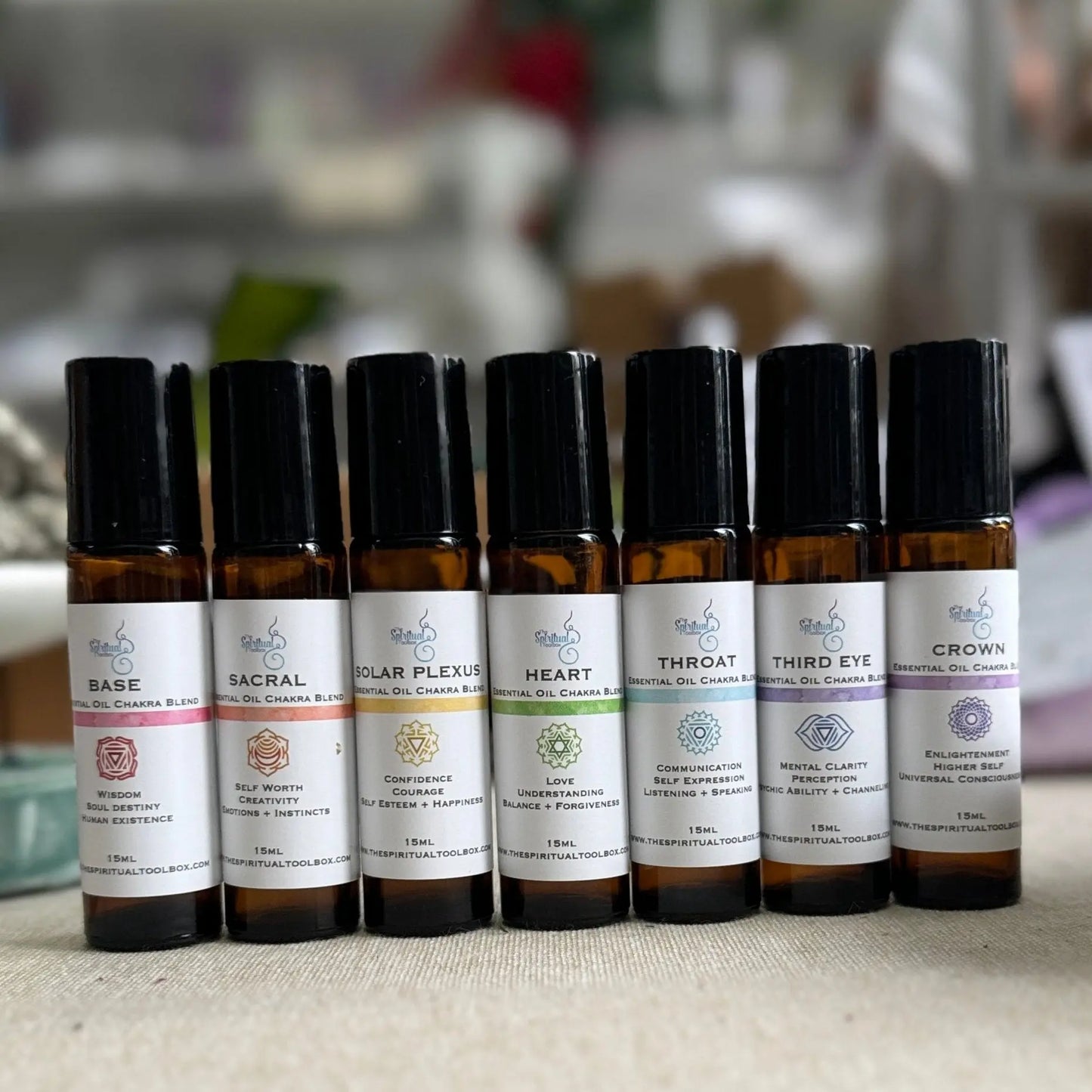 Chakra Essential Oil Roll On | All 7 Blends The Spiritual Toolbox