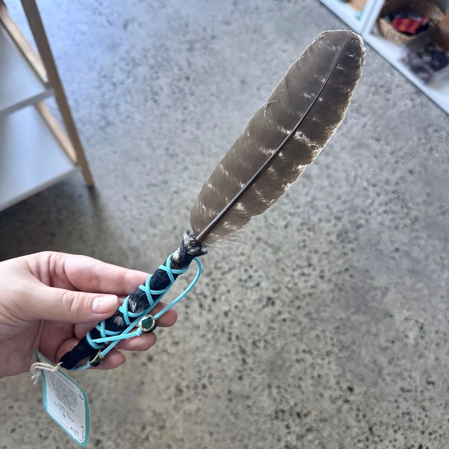 Smudging Feathers by The Shire Shaman | Kyobe Art The Spiritual Toolbox