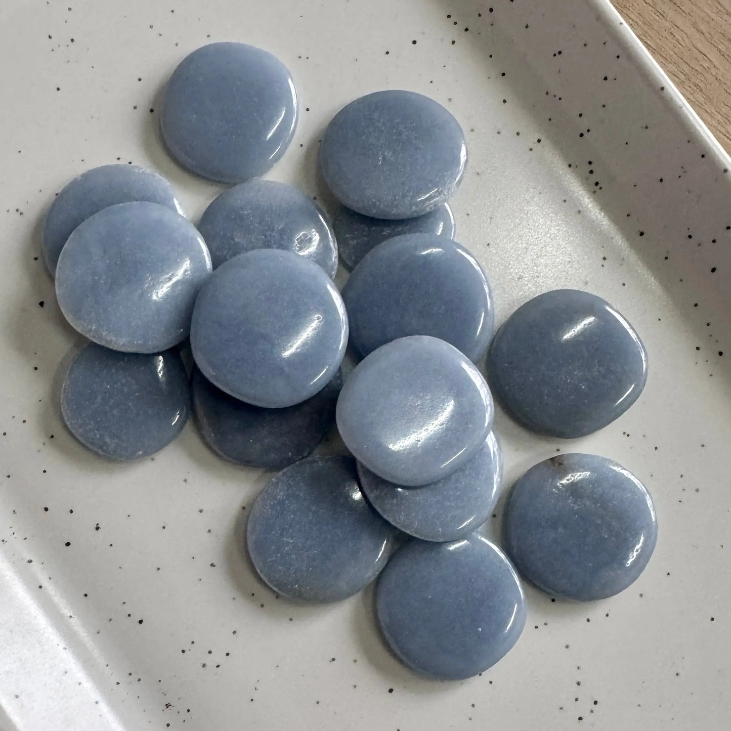 Angelite Flatstone The Spiritual Toolbox