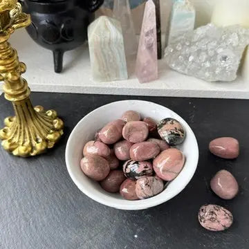 Rhodonite Tumbled The Spiritual Toolbox