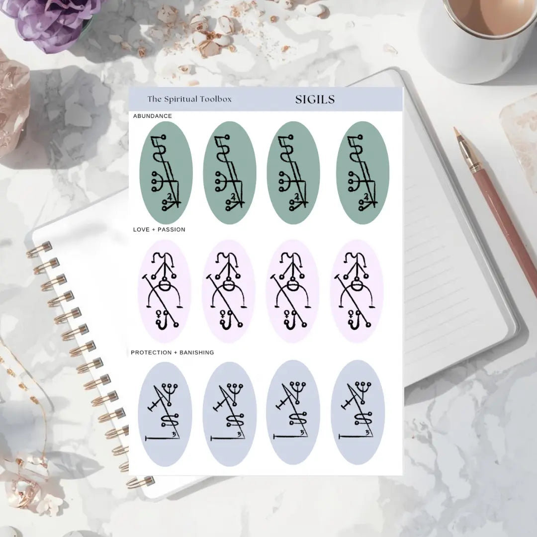 Sticker Sheet | Sigils The Spiritual Toolbox