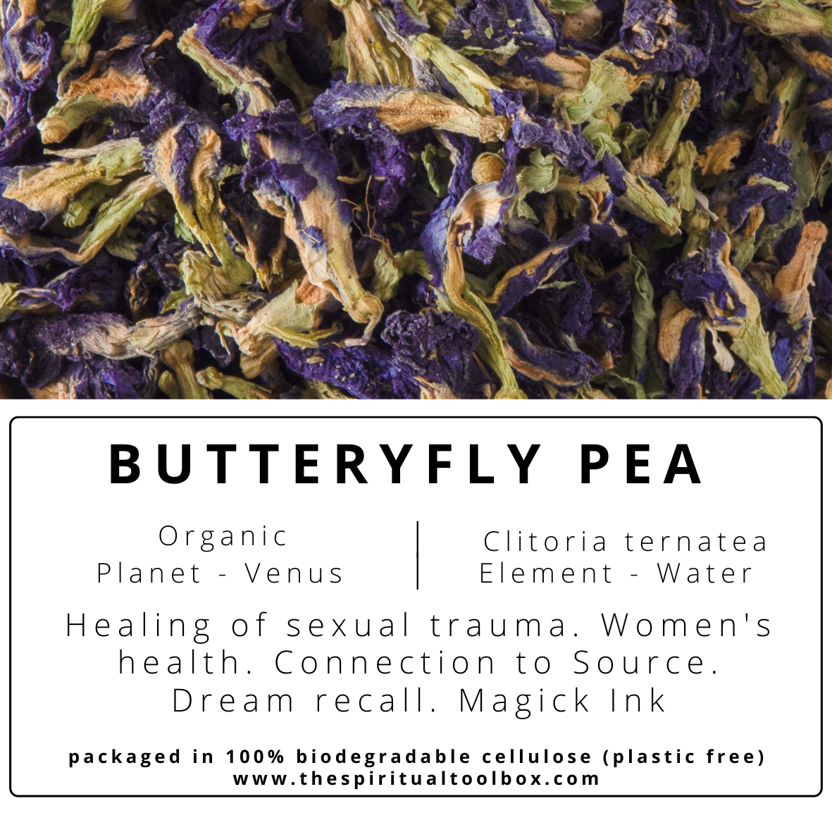 Butterfly Pea | Clarity - Creativity - Spiritual Growth - Insight