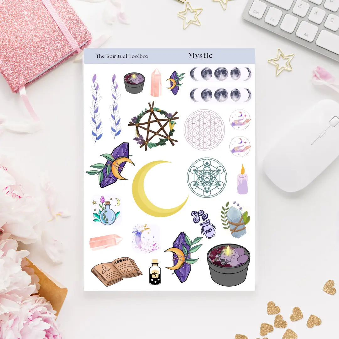 Sticker Sheet | Mystic The Spiritual Toolbox