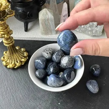 Dumortierite Tumbled The Spiritual Toolbox