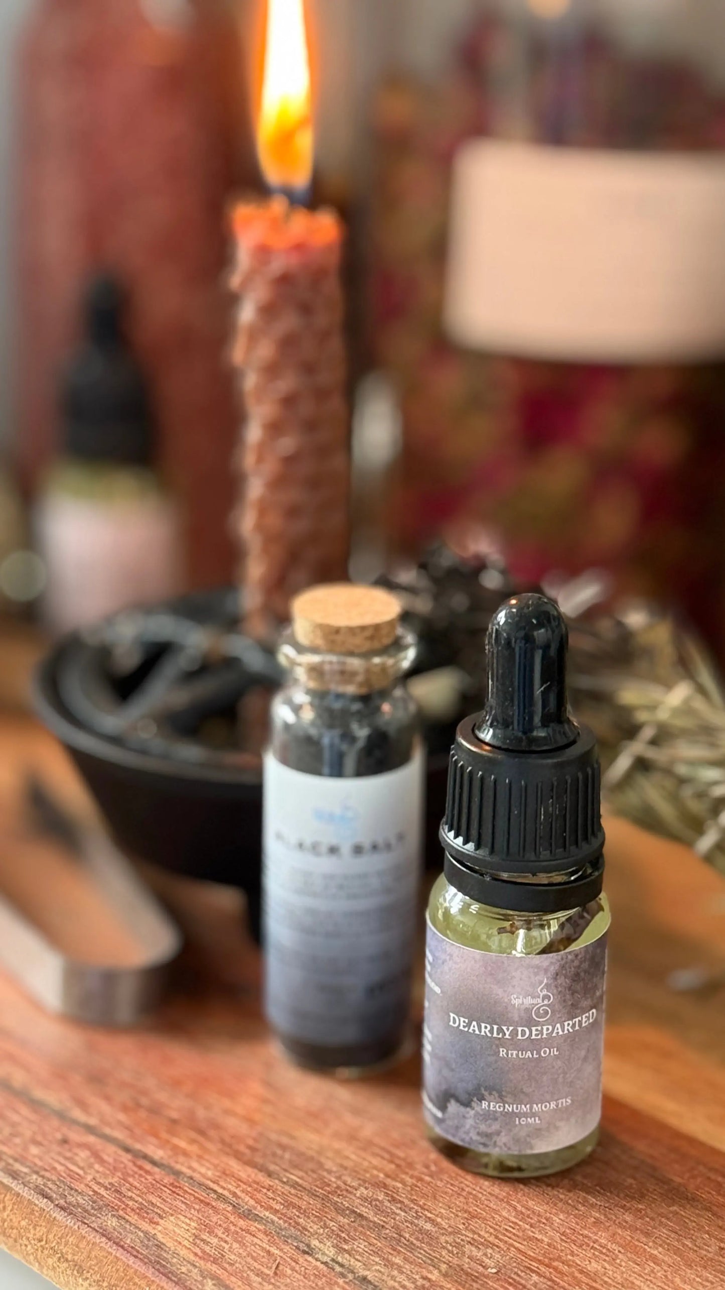 Dearly Departed ~ Regnum Mortis (Ancestors) - Arcane Ritual Oil 10ml The Spiritual Toolbox