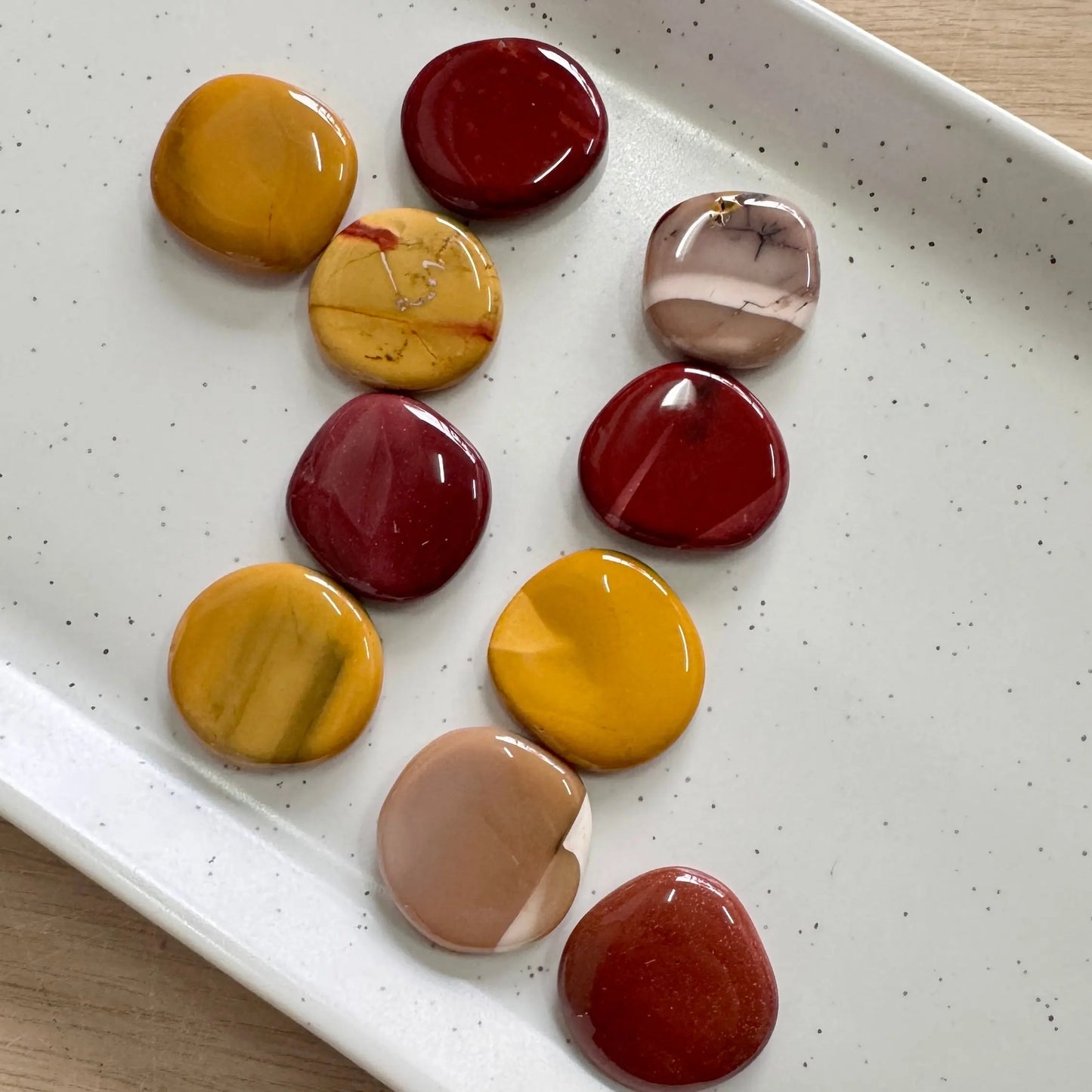 Mookaite Jasper Flatstone The Spiritual Toolbox