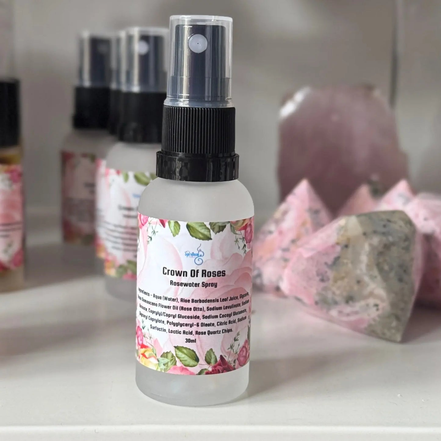 Crown Of Roses | Rosewater Spray The Spiritual Toolbox