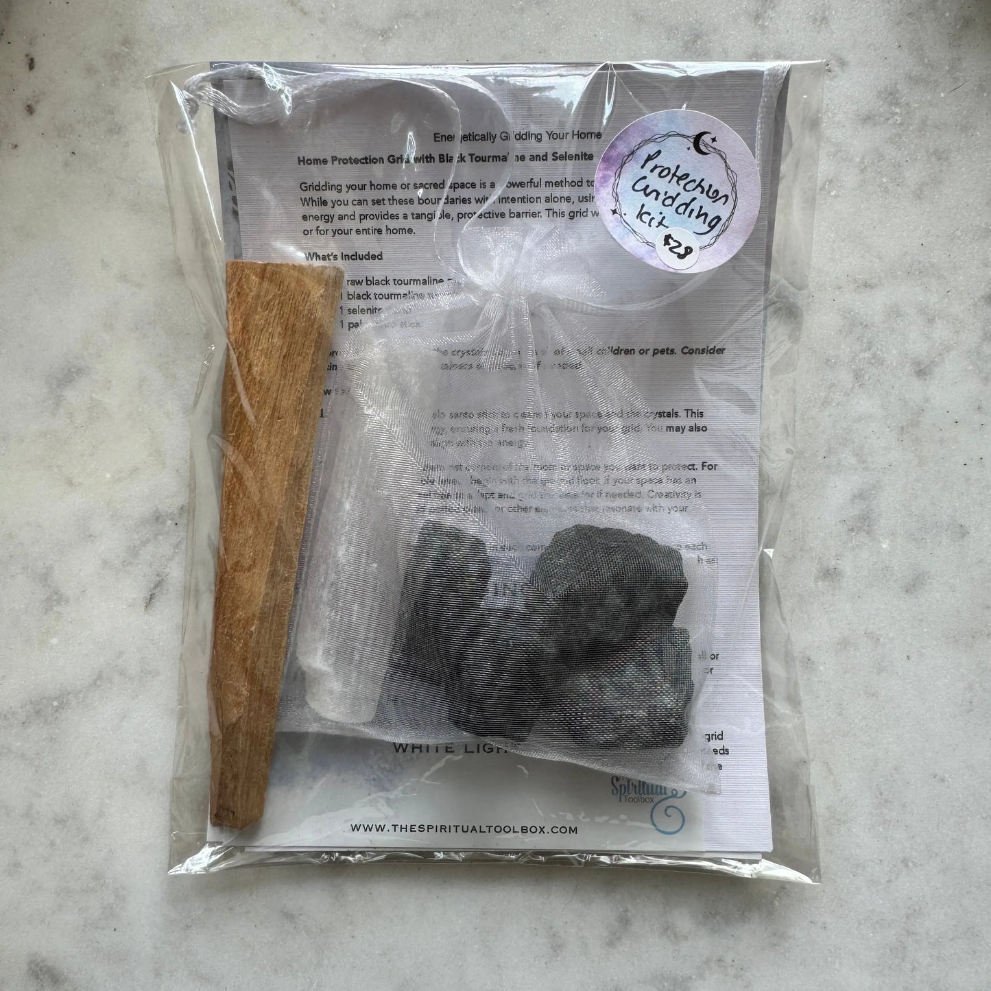 House Crystal Gridding Kit | Protection + Warding The Spiritual Toolbox