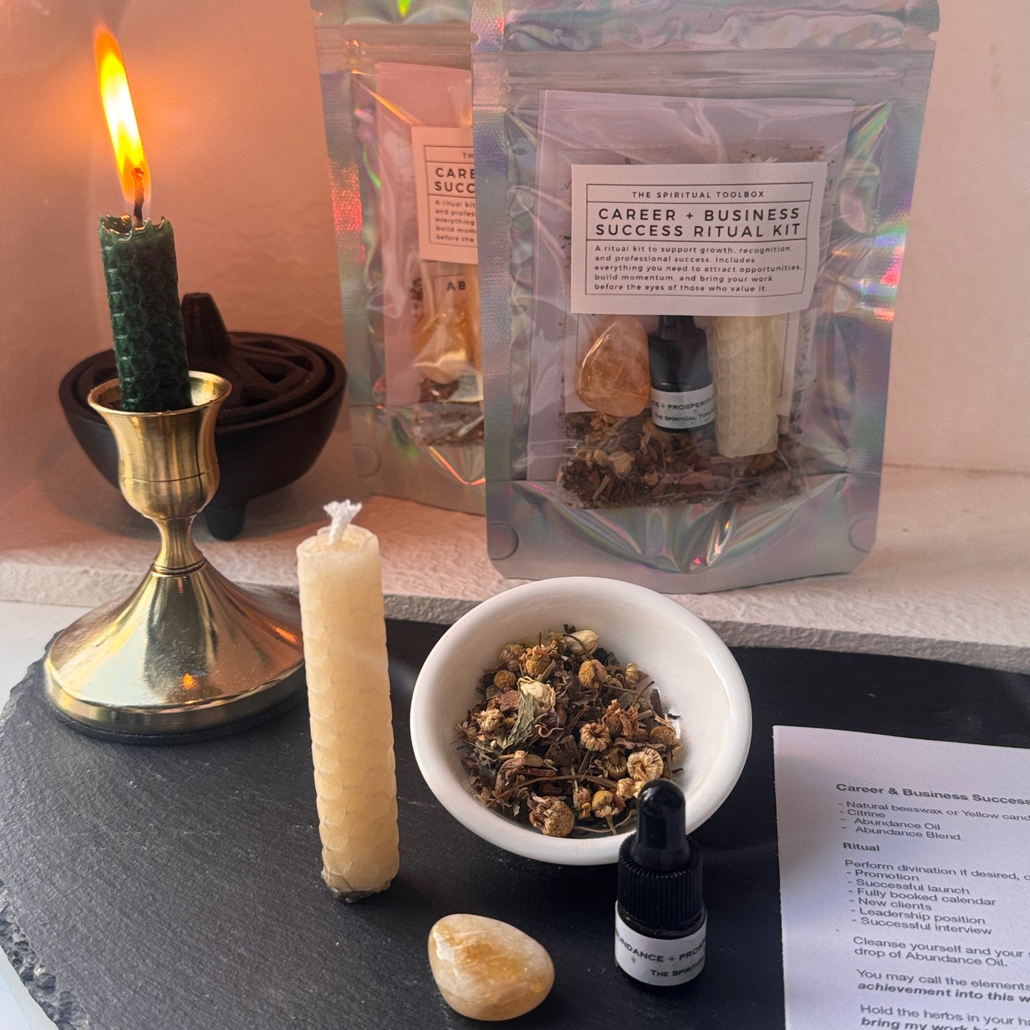 Career + Business Success Ritual Kit | Recognition - Visibility - Achievement