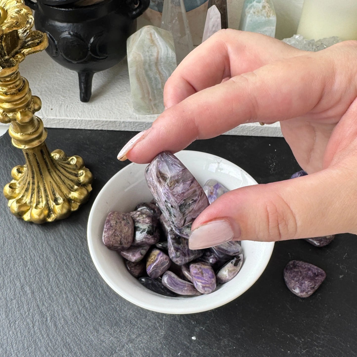 Charorite Tumbled The Spiritual Toolbox