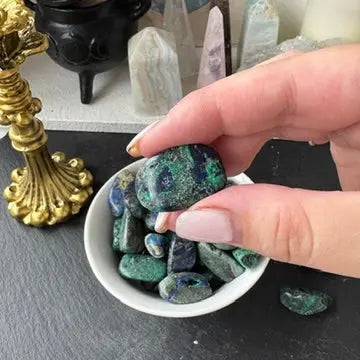 Azurite Malachite Tumbled The Spiritual Toolbox