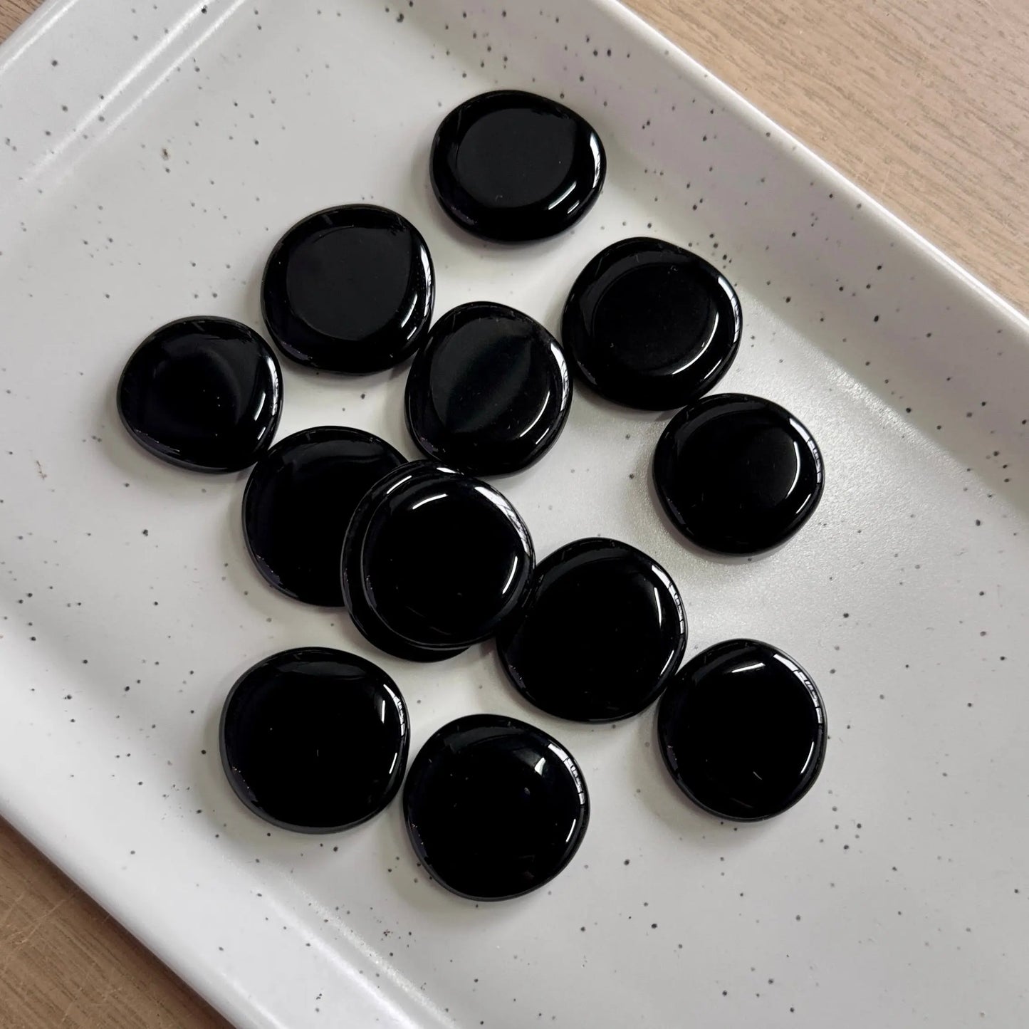 Black Obsidian Flatstone The Spiritual Toolbox