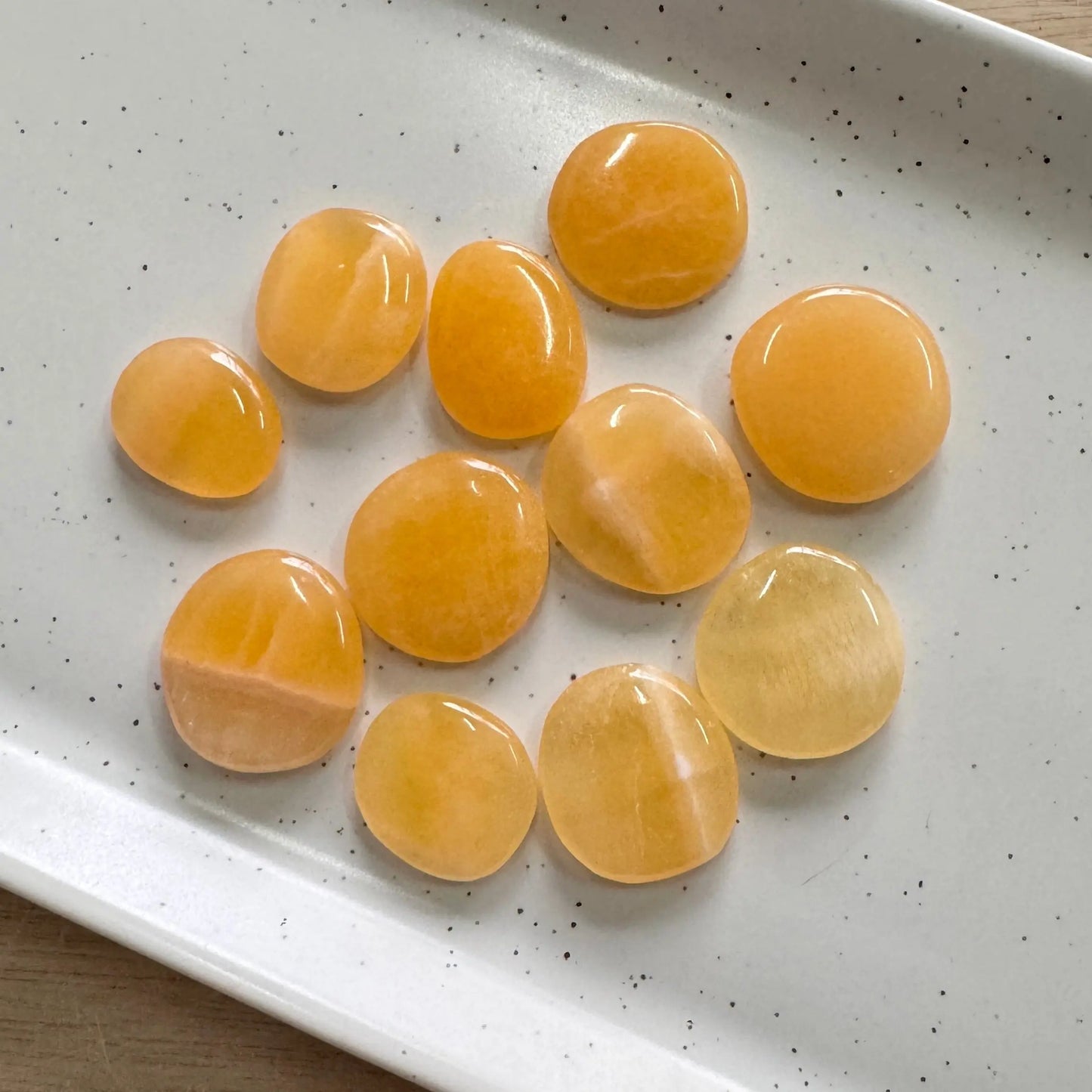 Yellow Calcite Flatstone The Spiritual Toolbox