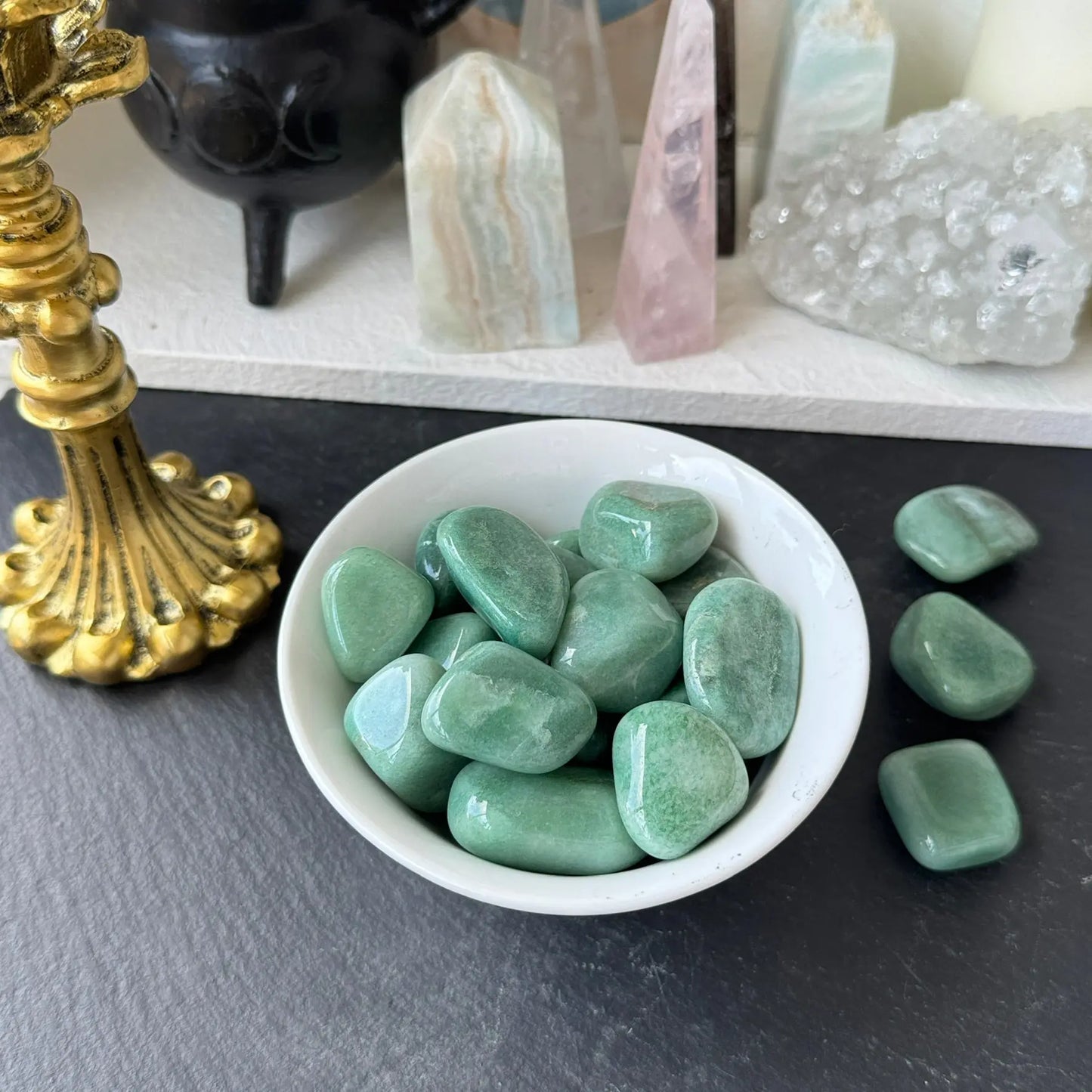 Green Aventurine Tumbled The Spiritual Toolbox