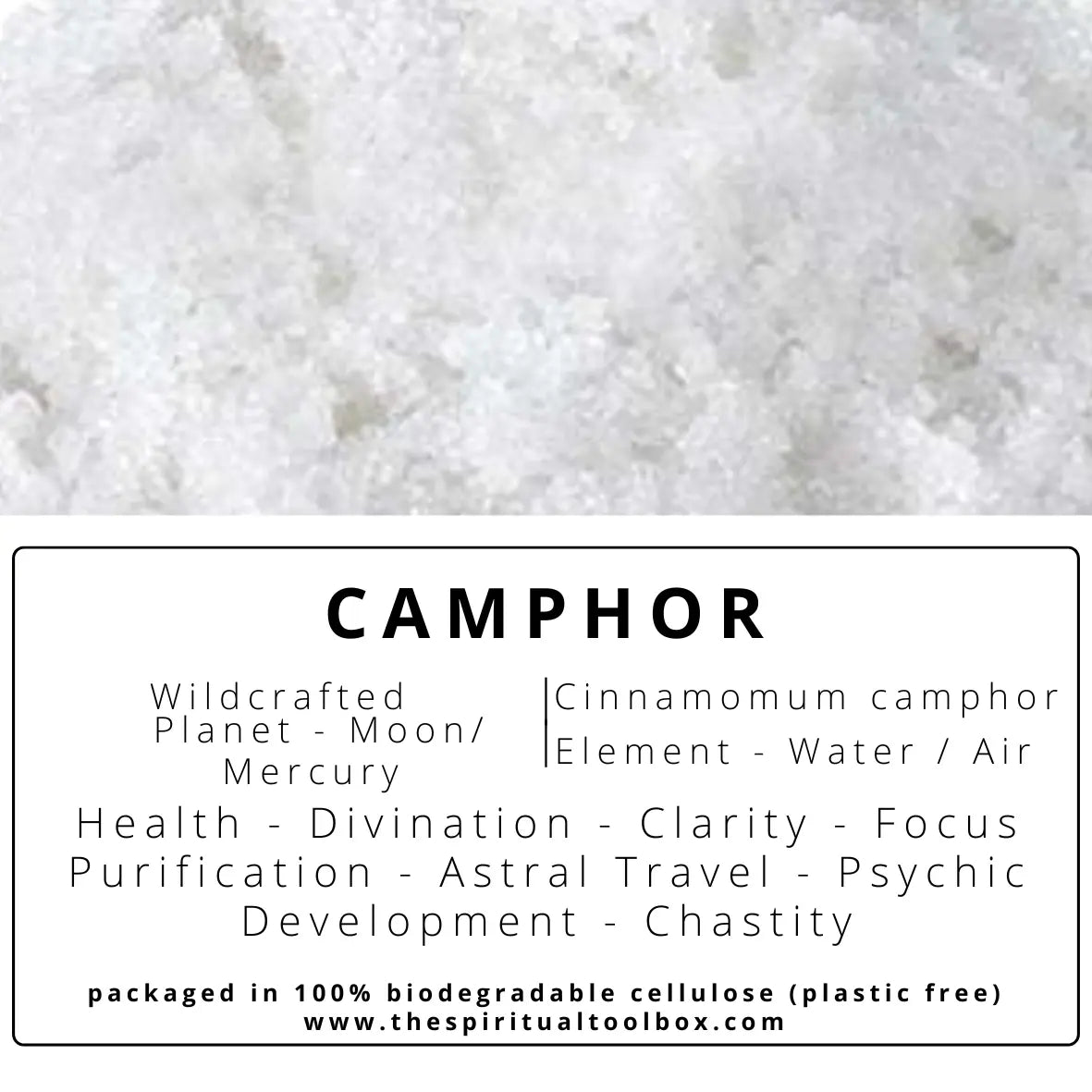 Camphor Resin | Astral Travel - Meditation - Clarity The Spiritual Toolbox