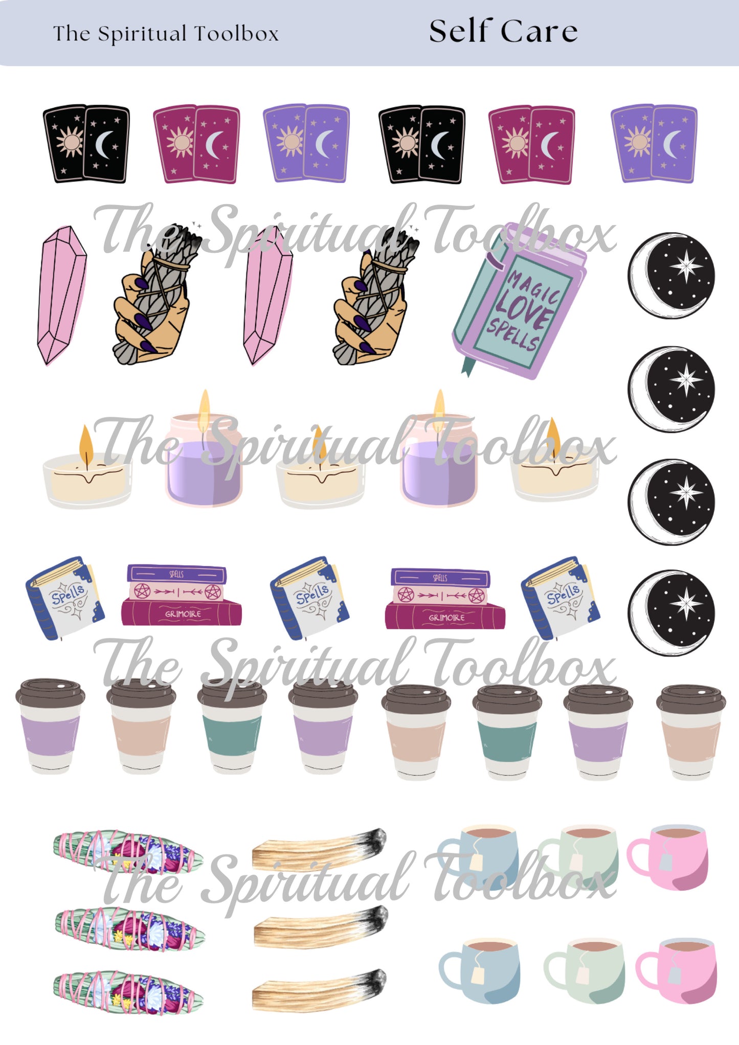 Sticker Sheet | Witchy Planner 1