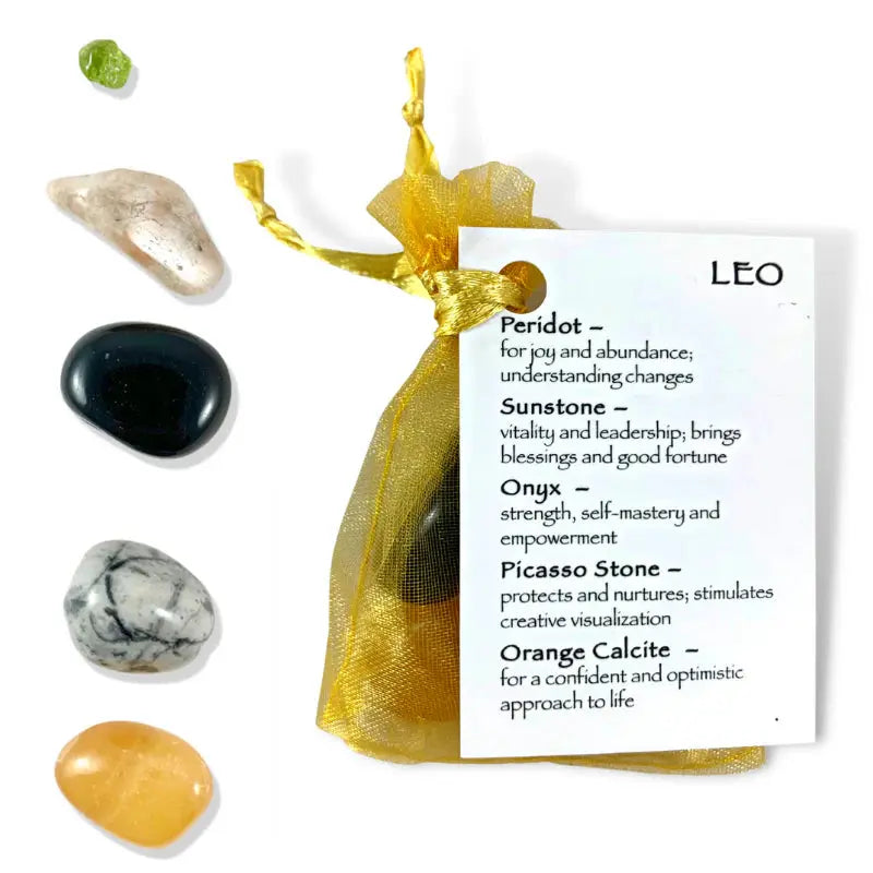 LEO ZODIAC CRYSTAL KIT The Spiritual Toolbox