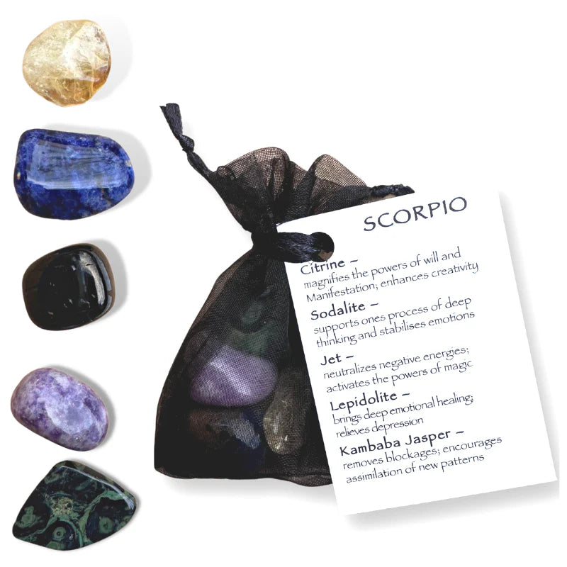 SCORPIO ZODIAC CRYSTAL KIT