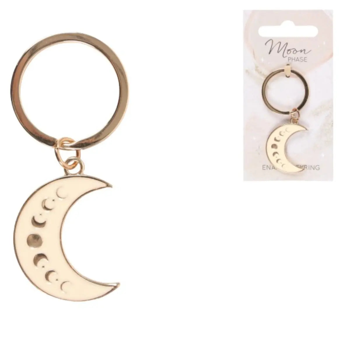Moon Phase Keyring The Spiritual Toolbox