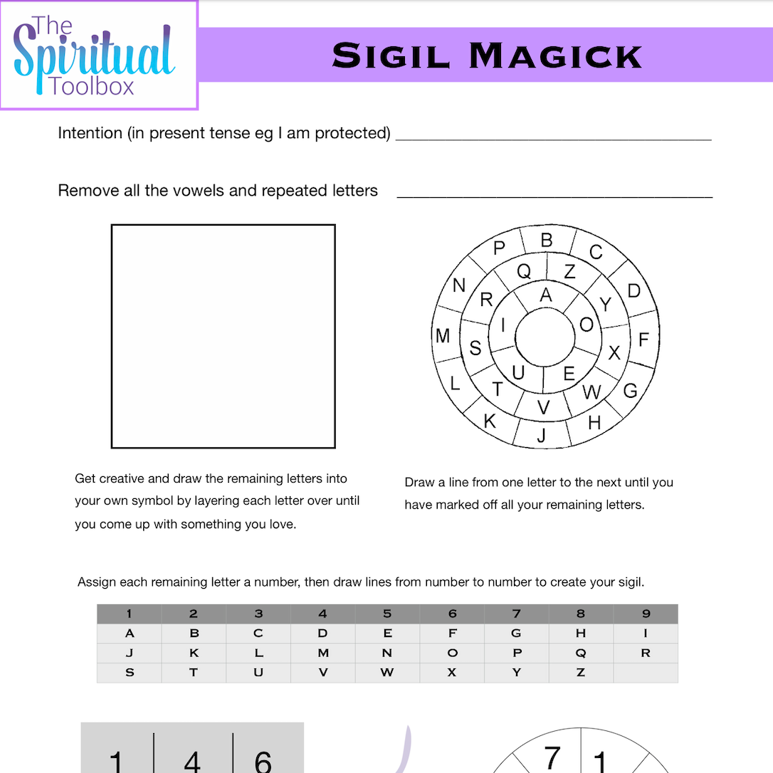 Sigil Worksheet