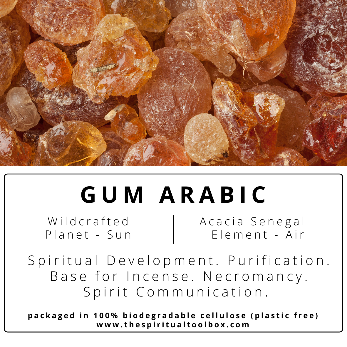 Gum Arabic Resin | Spirit Communication - DIY Incense - Spiritual Growth