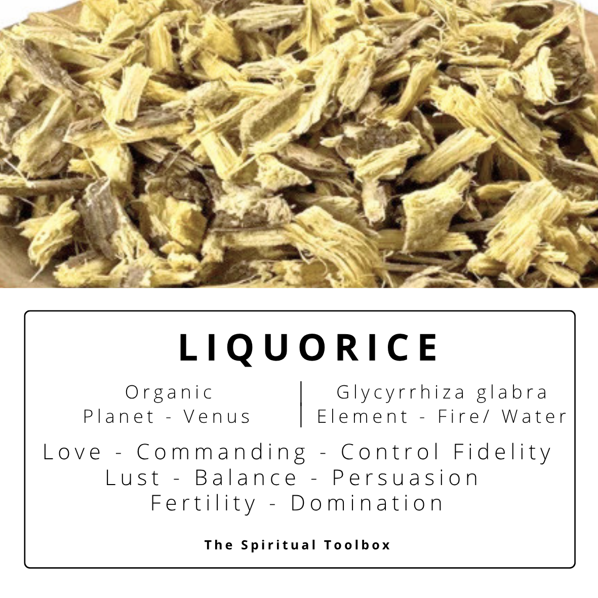 Liquorice Root | Persuasion - Commanding - Lust - Control