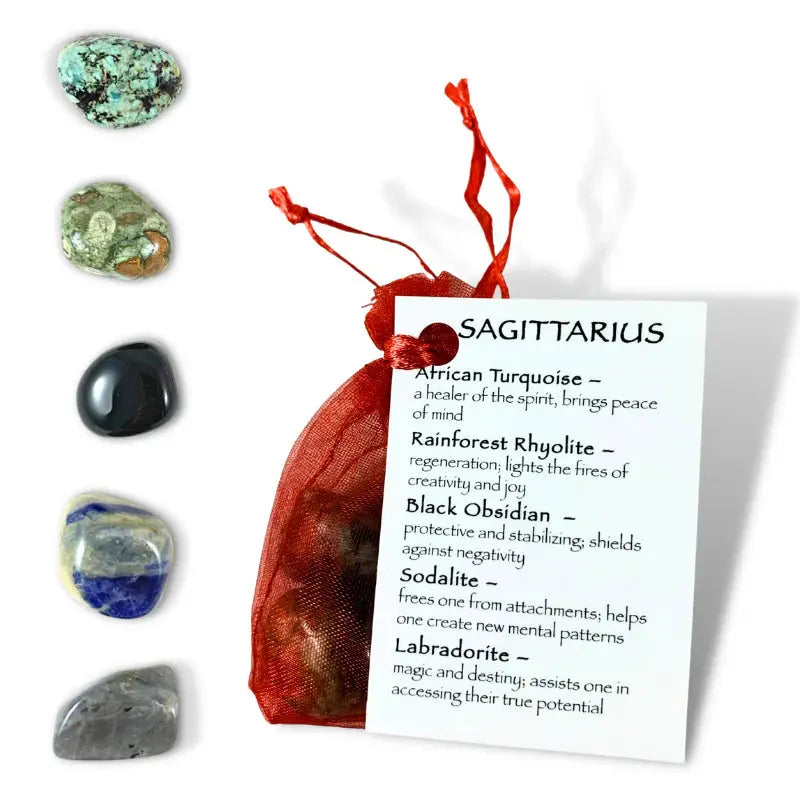 SAGITTARIUS ZODIAC CRYSTAL KIT The Spiritual Toolbox