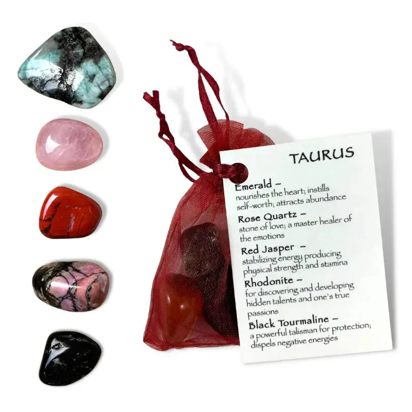 TAURUS ZODIAC CRYSTAL KIT The Spiritual Toolbox