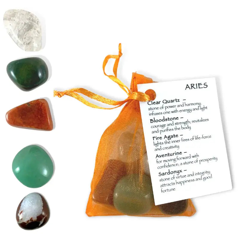 ARIES ZODIAC CRYSTAL KIT The Spiritual Toolbox