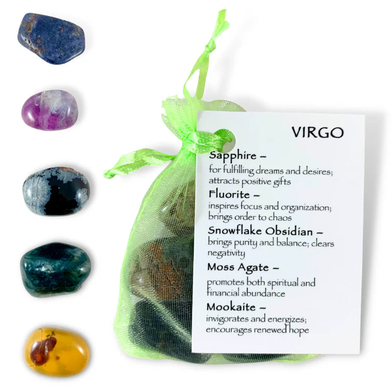 VIRGO ZODIAC CRYSTAL KIT