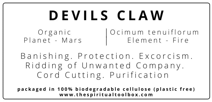 Devil’s Claw The Spiritual Toolbox