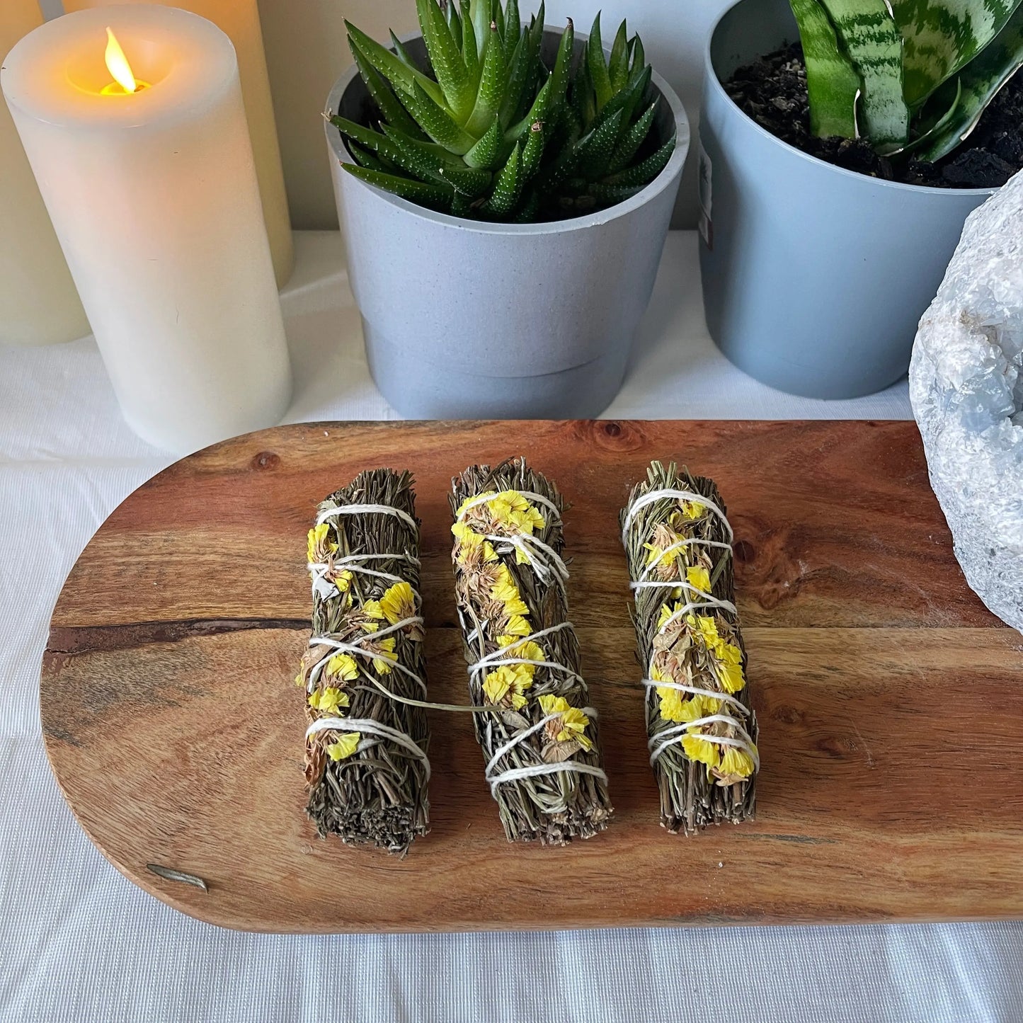 Rosemary + Sinuata | Smoke Cleansing Stick The Spiritual Toolbox