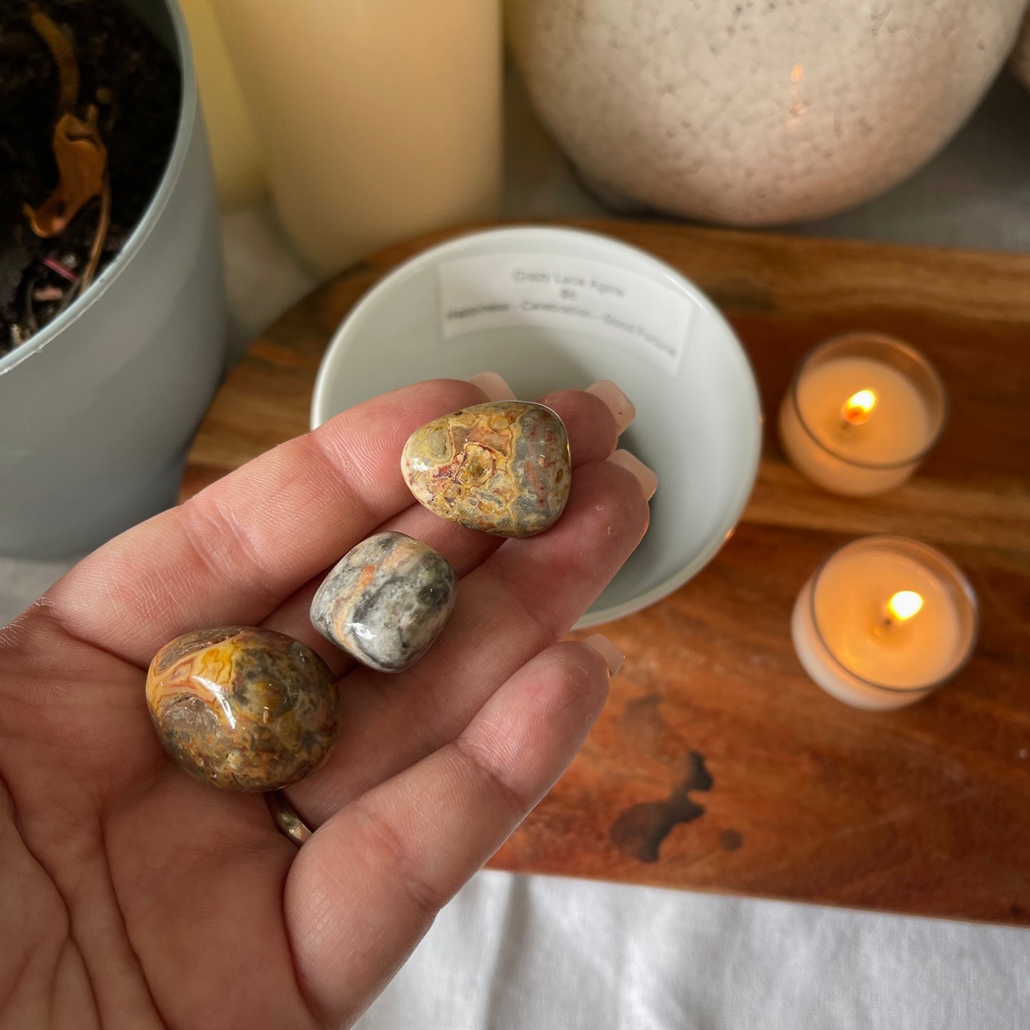 Crazy Lace Agate - Tumbled