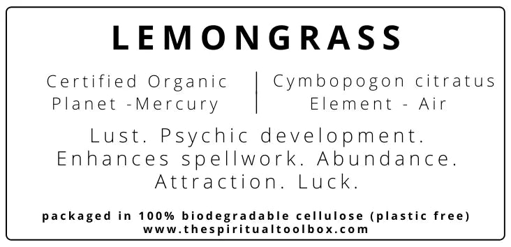 Lemongrass (powder) The Spiritual Toolbox