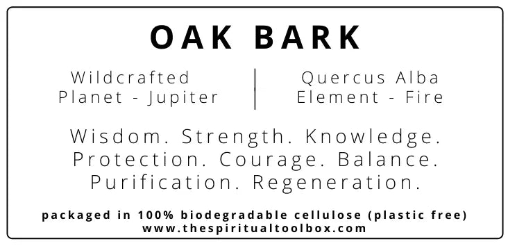 Oak Bark The Spiritual Toolbox