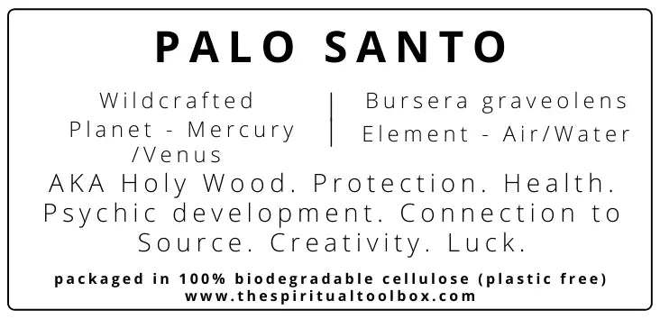 Palo Santo (chips) The Spiritual Toolbox