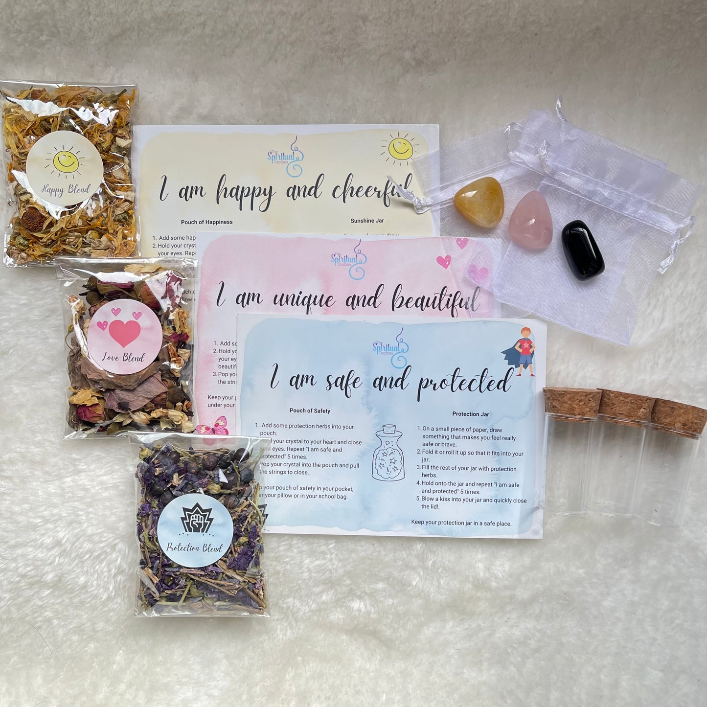 Kids Spell Jar & Intention Pouch Kit