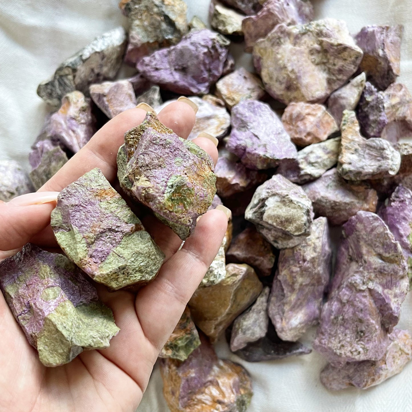 Stitchtite + Serpentine (Atlantasite)