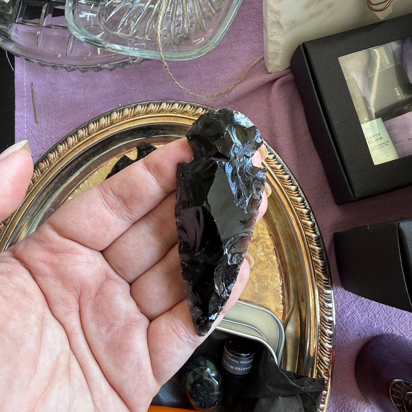 Black Obsidian - Arrowheads