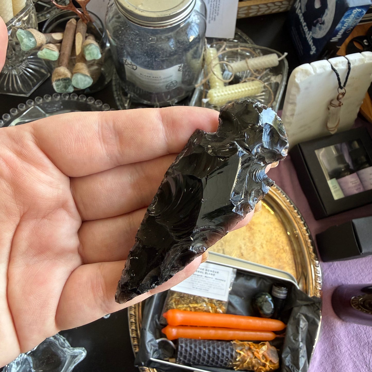 Black Obsidian - Arrowheads
