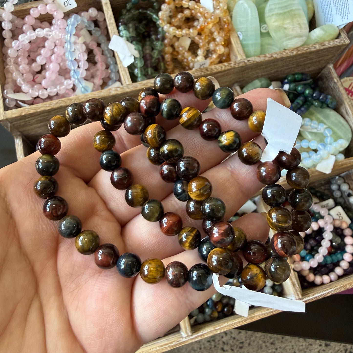 3-Colour Tiger Eye Bracelet