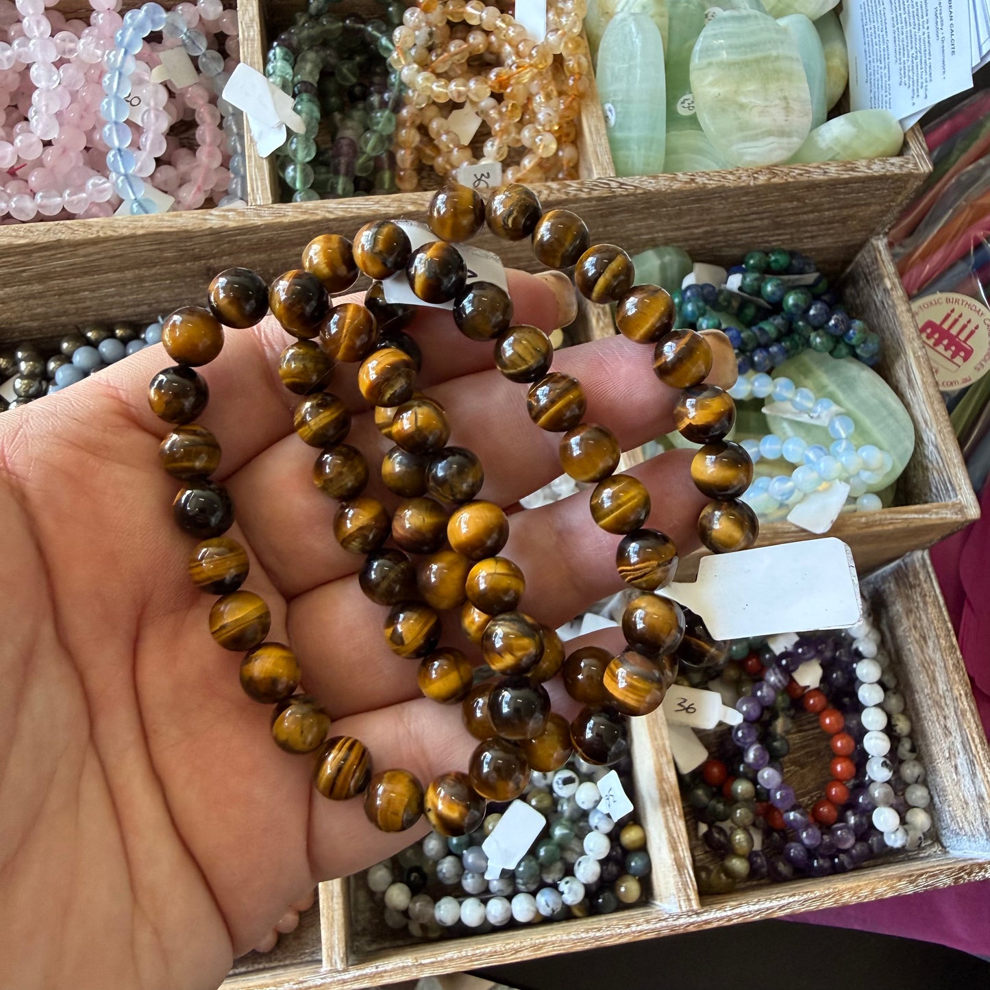 Yellow Tiger Eye Bracelet