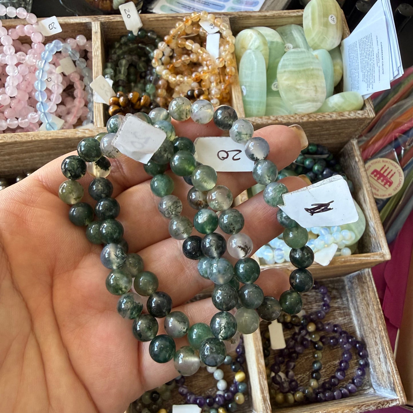 Moss Agate Bracelet