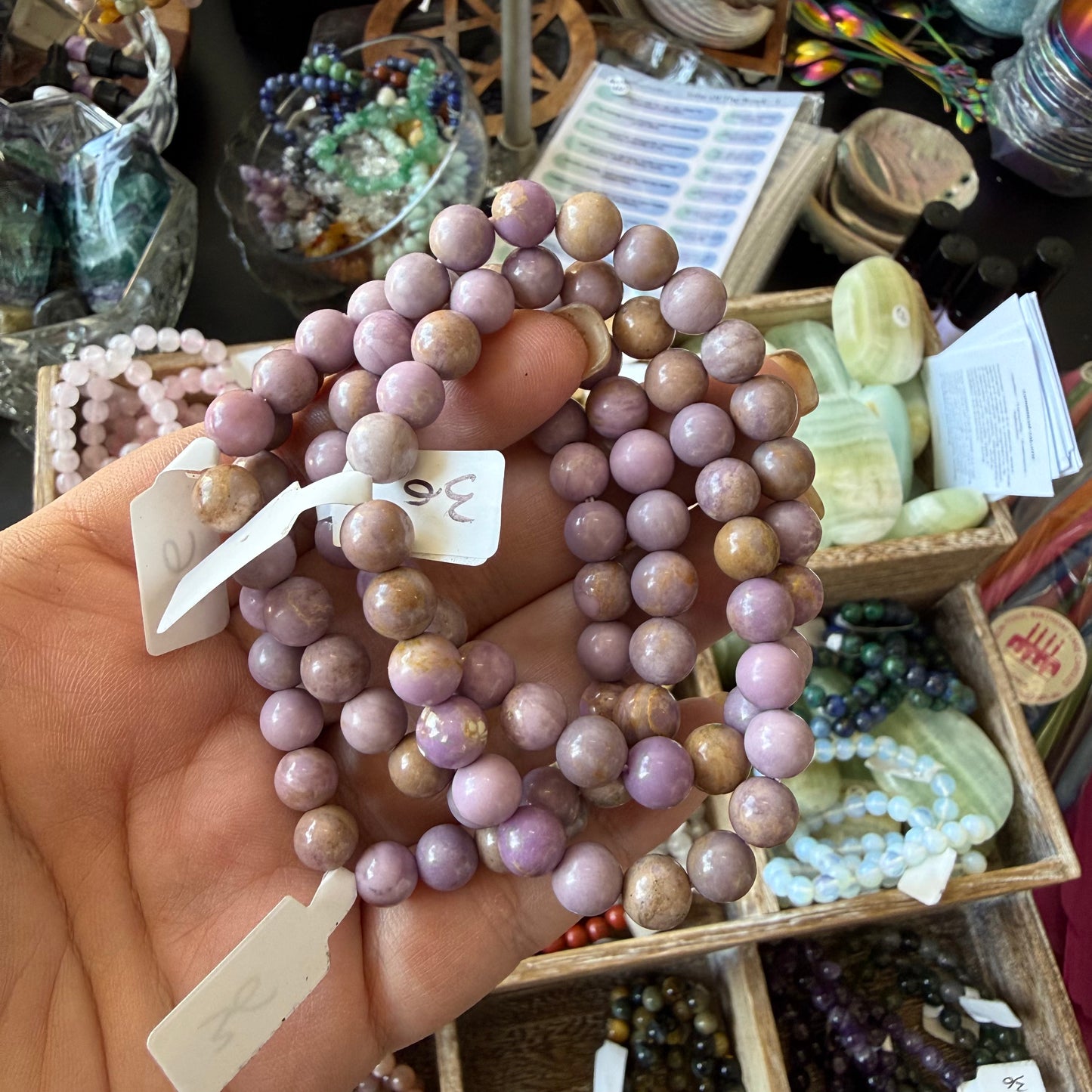 Phosphosiderite Bracelet
