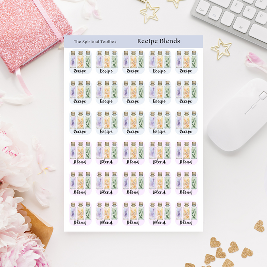 Sticker Sheet | Recipe Blends