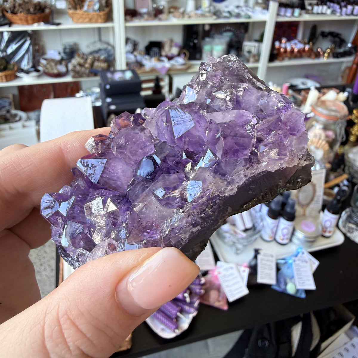 Amethyst Cluster - Deep Purple Chunk