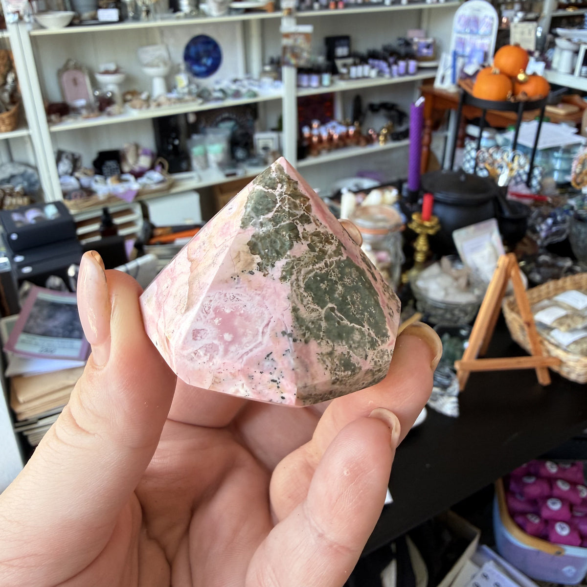 Rhodonite - Faceted Point
