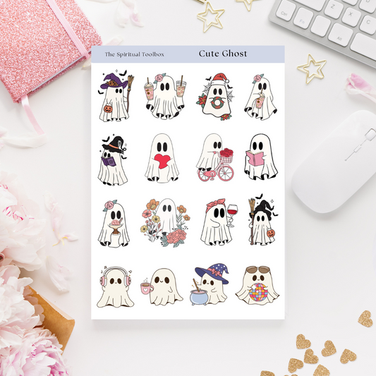 Sticker Sheet | Cute Ghost